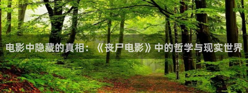 大补影视仙桃影视秋霞：电影中隐藏的真相：《丧尸电影》中的哲学与现实世界