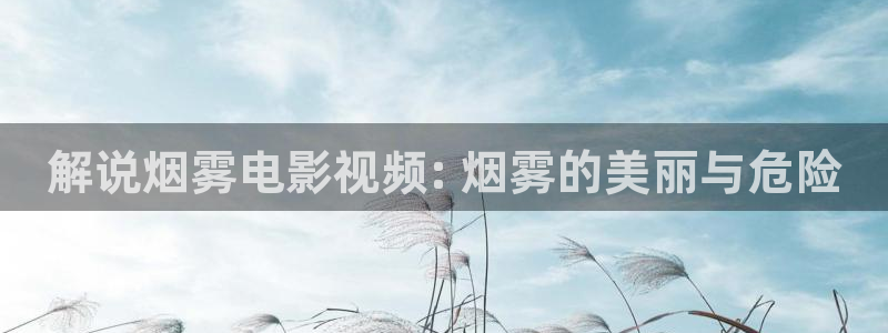 秋霞毛片电影：解说烟雾电影视频: 烟雾的美丽与危险